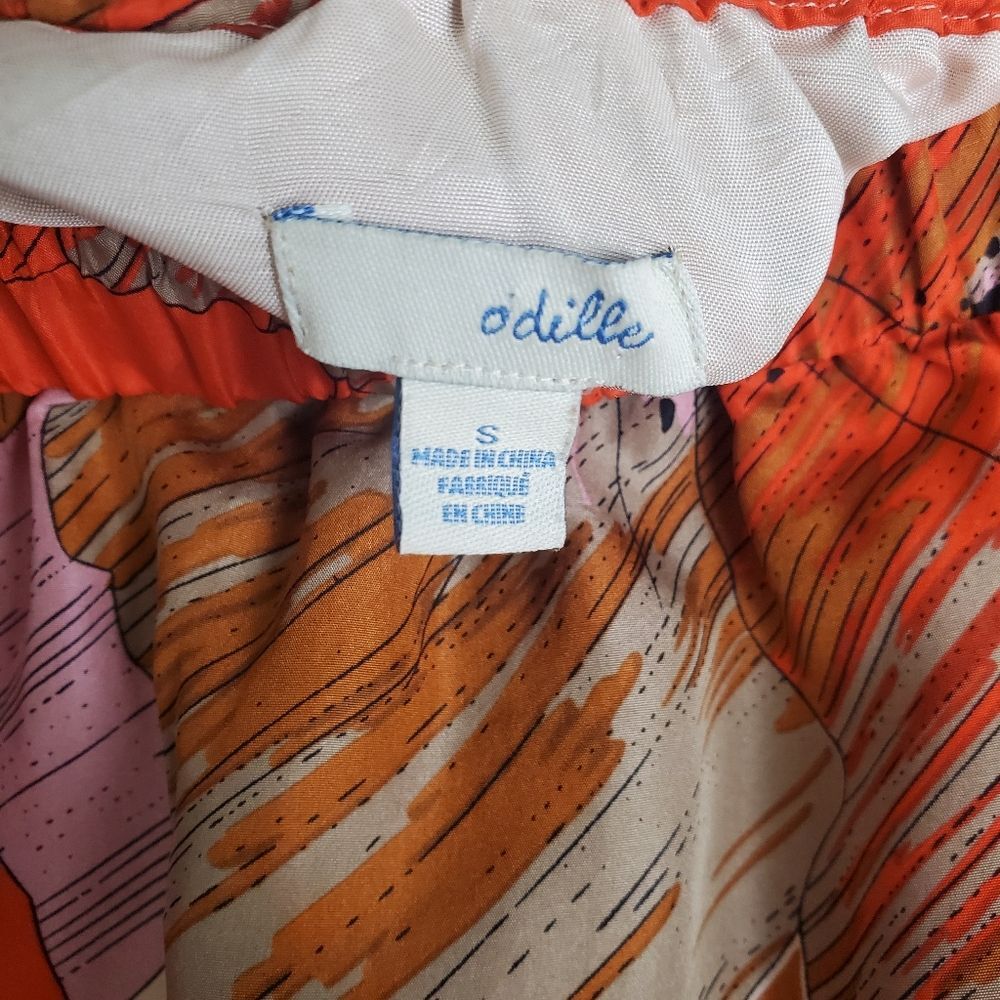 Anthropologie Odille Floral Silk Mini Skirt Size Small - Picture 8 of 9